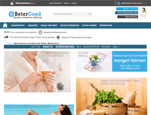 Tablet Screenshot of betergoed.nl